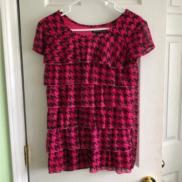 Pink Ruffle Top - Picture 1 of 3